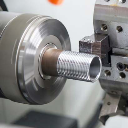 A choke being turned on the workshop lathe