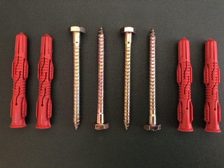 Shotgun Cabinet Bolts x 4