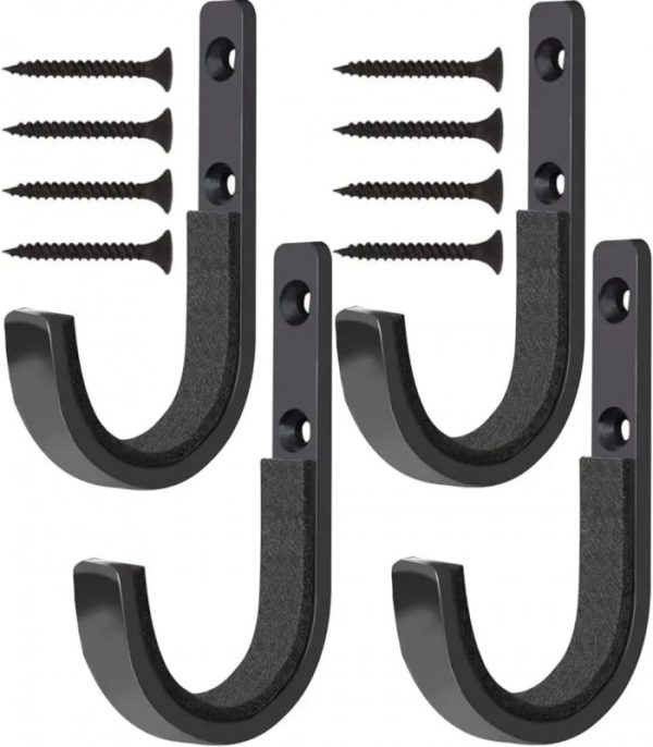 Metal Gun Rack Hooks x 4