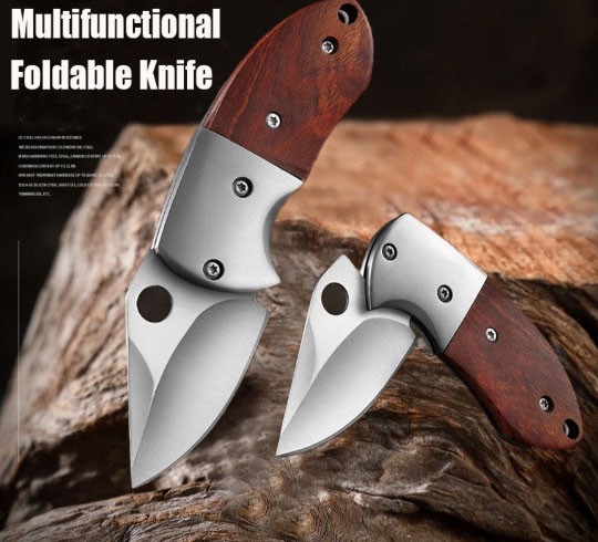 Multifunctional foldable knife