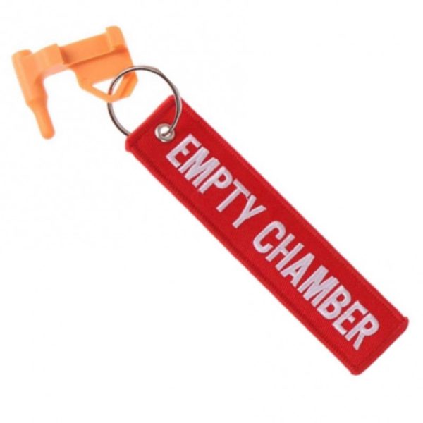 Rifle empty chamber safety flags