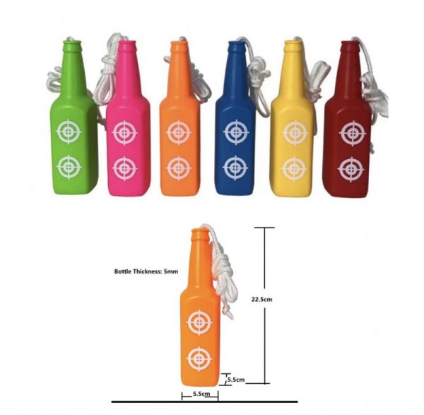 Shooting bottle targets